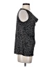 Ann Taylor Leopard Print Gray Sleeveless Blouse Size 4 - photo 4