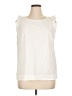 Vineyard Vines Ivory Sleeveless Blouse Size 16 - photo 1