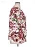 Alfred Dunner 100% Polyester Floral Burgundy Kimono Size XL - photo 4