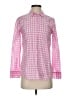 J.Crew Checkered-gingham Pink Long Sleeve Button-Down Shirt Size 4 - photo 1