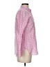 J.Crew Checkered-gingham Pink Long Sleeve Button-Down Shirt Size 4 - photo 4