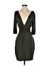Assorted Brands Solid Green Cocktail Dress Size XS - photo 1