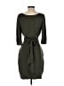 Assorted Brands Solid Green Cocktail Dress Size XS - photo 2