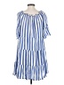 Primark 100% Viscose Stripes Blue Casual Dress Size 4 - photo 2