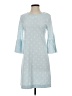 Tyler Boe Polka Dots Blue Casual Dress Size S - photo 1
