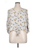 Maurices 100% Rayon Gray 3/4 Sleeve Blouse Size XL - photo 1