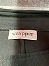 Wrapper Solid Black Casual Skirt Size 28 waist (estimated) - photo 4