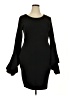 Symphony Solid Black Cocktail Dress Size 2X - photo 1