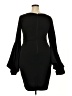 Symphony Solid Black Cocktail Dress Size 2X - photo 2