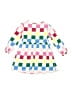 Old Navy 100% Cotton Argyle White Dress Size 2T - photo 2