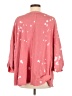 Easel 100% Cotton Stars Pink 3/4 Sleeve Blouse Size M - photo 2