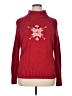 Lands' End 100% Cotton Red Turtleneck Sweater Size XL - photo 1
