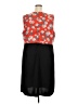 Flutter Graphic Black Cocktail Dress Size 3X - photo 2