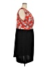 Flutter Graphic Black Cocktail Dress Size 3X - photo 4