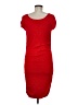 Bordeaux Solid Red Cocktail Dress Size M - photo 2