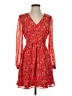 Shein 100% Polyester Paisley Red Cocktail Dress Size 4 - photo 1