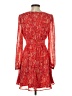 Shein 100% Polyester Paisley Red Cocktail Dress Size 4 - photo 2