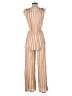Cool Change Stripes Tan Jumpsuit Size S - photo 2