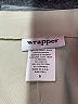 Wrapper Solid Tan Casual Skirt Size 9 - photo 4