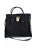 MICHAEL Michael Kors 100% Leather Black Leather Satchel One size - photo 1