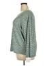 Stars Above Green Pullover Sweater Size XXL - photo 5