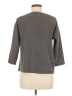 Tahari Gray 3/4 Sleeve Top Size M - photo 2