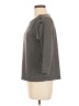 Tahari Gray 3/4 Sleeve Top Size M - photo 5