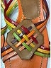 Prada Stripes Orange Sandals Size EU 39 1/2 - photo 4