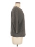 Tahari Gray 3/4 Sleeve Top Size M - photo 4