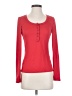 Shein Red Long Sleeve Henley Size S - photo 1