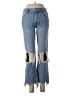 We the Free 100% Cotton Color Block Blue Jeans Size 26 waist - photo 1