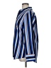 Nine West 100% Polyester Stripes Blue Long Sleeve Blouse Size XL - photo 5