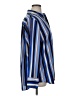 Nine West 100% Polyester Stripes Blue Long Sleeve Blouse Size XL - photo 4