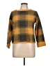a.n.a. A New Approach Plaid Yellow Pullover Sweater Size L - photo 1