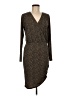 MICHAEL Michael Kors Animal Print Brown Cocktail Dress Size M - photo 1