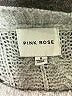Pink Rose Gray Pullover Sweater Size M - photo 7
