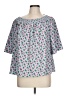 Michelle McDowell Pink Short Sleeve Blouse Size L - photo 1