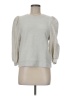 Splendid Metallic Silver Pullover Sweater Size M - photo 1
