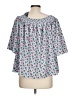 Michelle McDowell Pink Short Sleeve Blouse Size L - photo 2