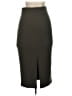 Solemio Solid Gray Formal Skirt Size S - photo 2