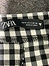 Zara Houndstooth Black Casual Pants Size S - photo 7