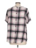 Torrid Gray Short Sleeve Blouse Size Lg Plus (0) - photo 2