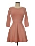 Forever 21 Solid Tan Casual Dress Size M - photo 1