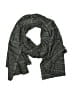 ALLSAINTS Tweed Gray Black Scarf One size - photo 1