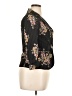 XOXO Floral Black Blazer Size XL - photo 4