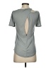 Nike 100% Polyester Gray Active T-Shirt Size XS - photo 2