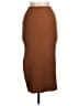 Topshop Solid Brown Casual Skirt Size 6 - photo 2