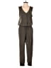 Express Solid Gray Jumpsuit Size XS - photo 1