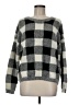 Chelsea & Theodore 100% Acrylic Checkered-gingham Gray Pullover Sweater Size M - photo 1
