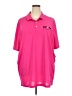 Nike 100% Polyester Pink Short Sleeve Polo Size 3X - photo 1